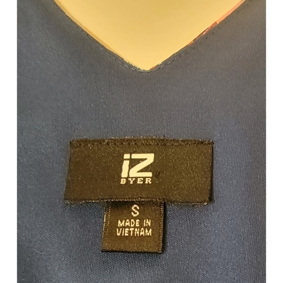 iZ Byer High Low Floral Motif Summer Dress - Picture 8 of 11